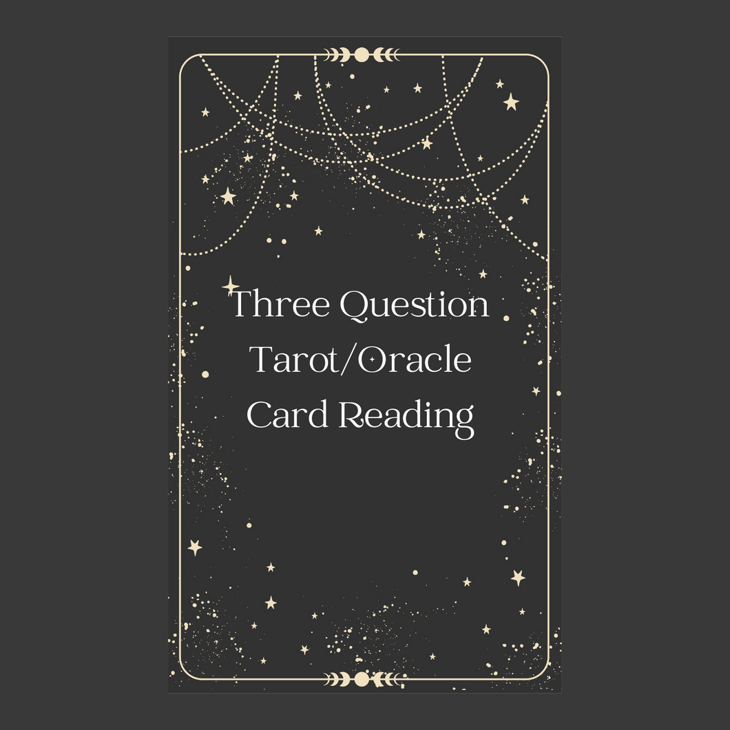 3 Question Tarot & Oracle Reading